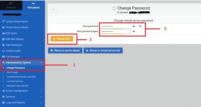 Cara Ganti Password Virtual Server - Virtualmin - S2PHost